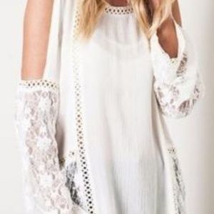 Umgee Cold Shoulder Top